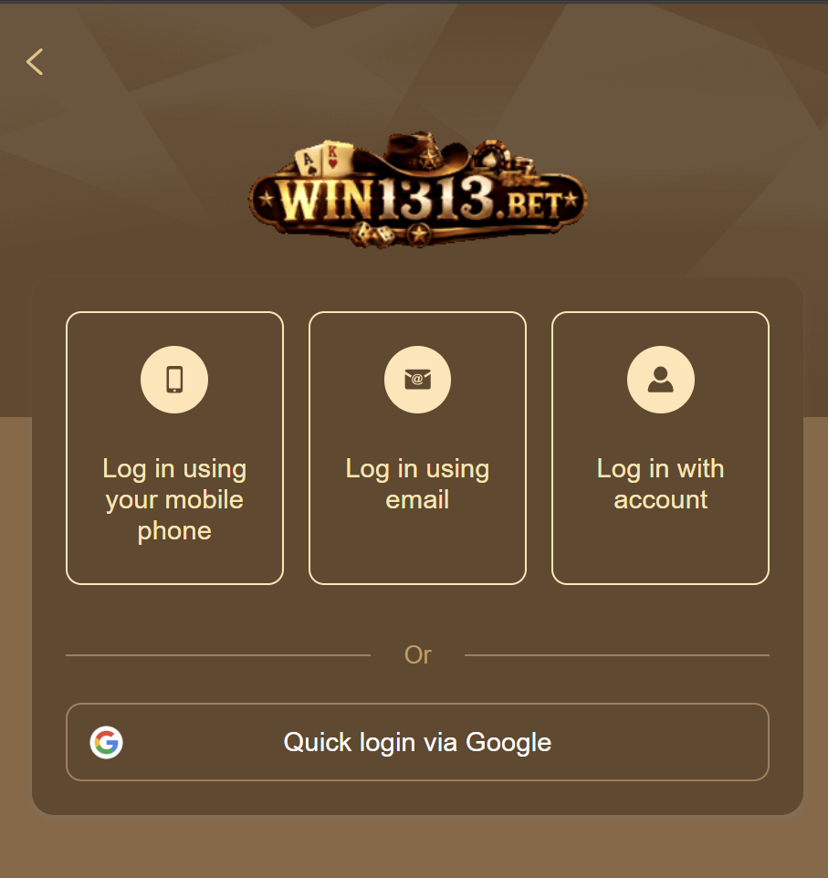 win1313 game login